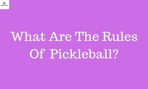 A Basic Overview; What Are The Rules of Pickleball?