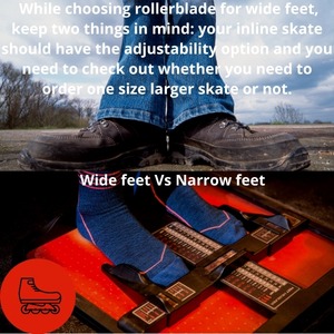 Wide feet vs narrow feet rollerblade