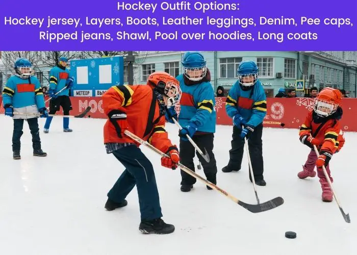 Hockey outfit optionns