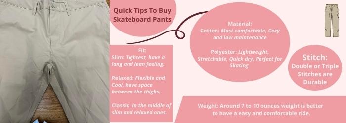 Tips to buy skateboard pants