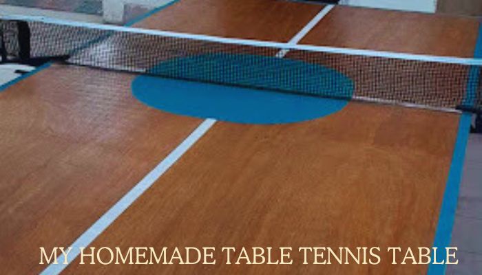 homemade table tennis table